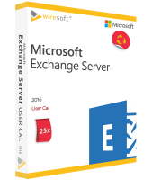 MICROSOFT EXCHANGE SERVER 2016 - 25 PACK USER CAL MICROSOFT EXCHANGE SERVER 2016 - 25 PACK USER CAL